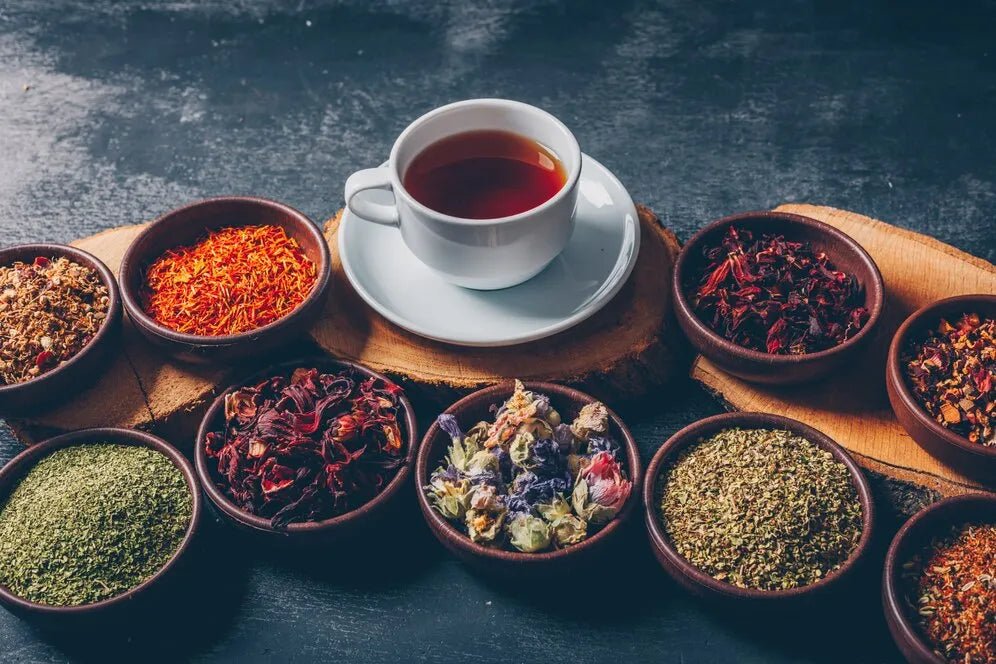 tea-herbs-bowls
